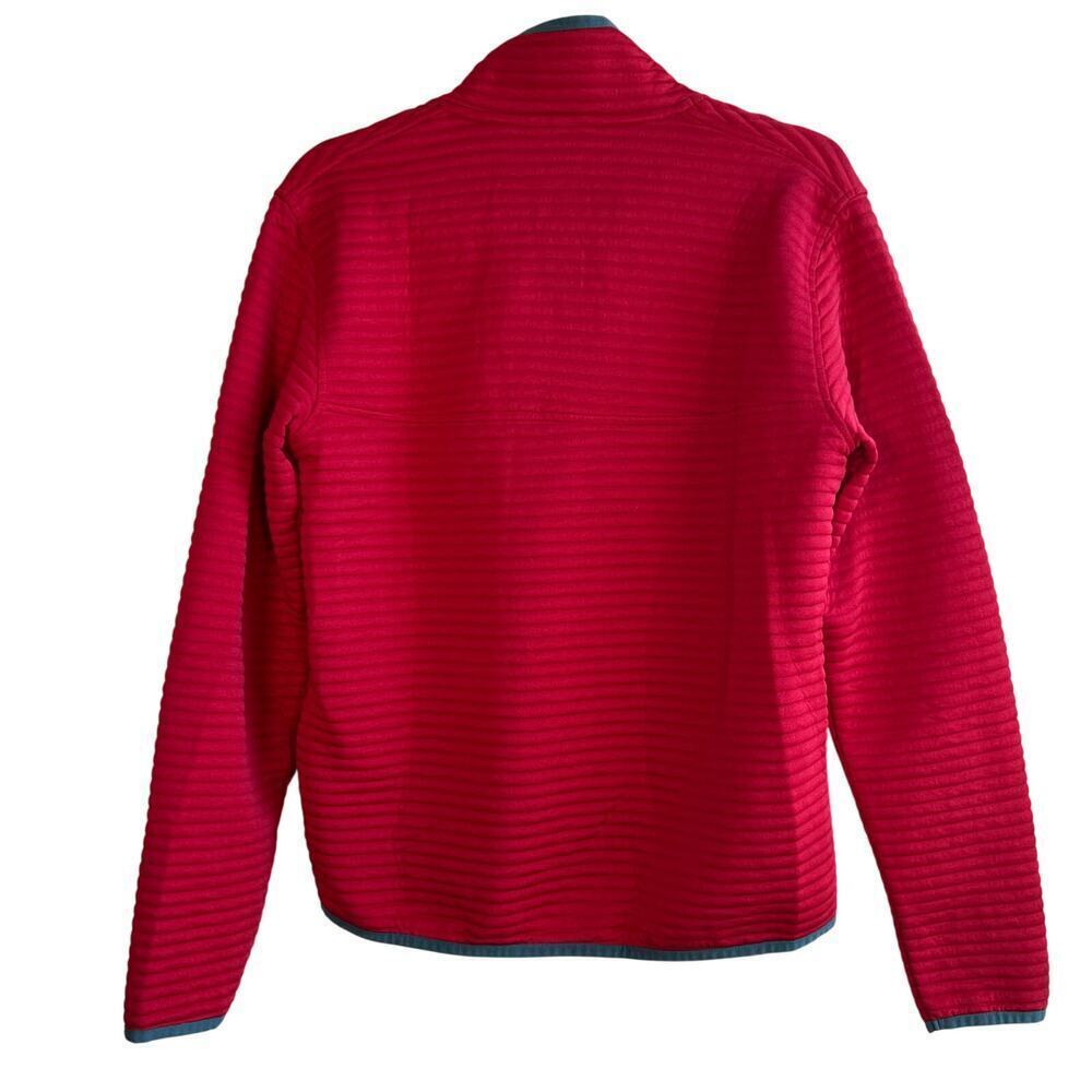 L.L. Bean Men's Slightly Fitted Red Quilted Button Pullover Size Small - Picture 3 of 6